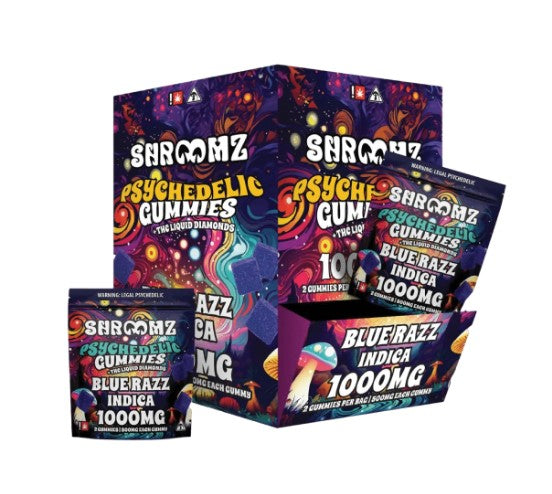 SHROOMZ THC LIQUID DIAMOND 1000MG 25CT GUMMIES