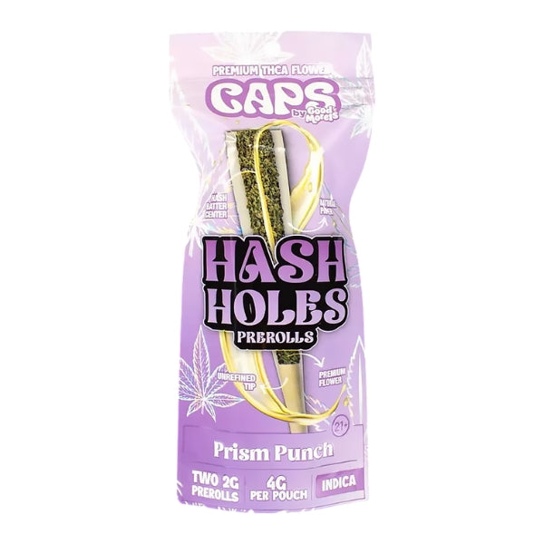 CAPS HASH HOLES PREROLLS 10CT/BOX - PRISM PUNCH