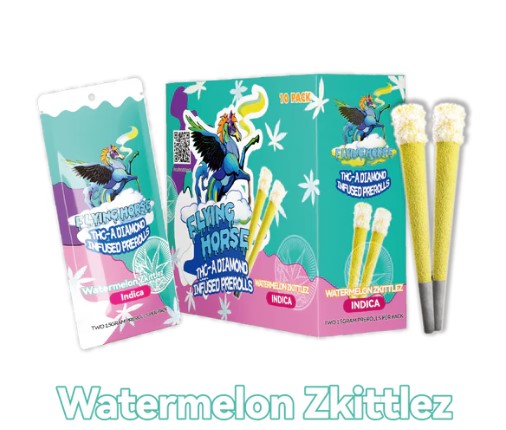 FLYING HORSE THC-A DIAMOND INFUSED PRE-ROLL 10CT/BOX