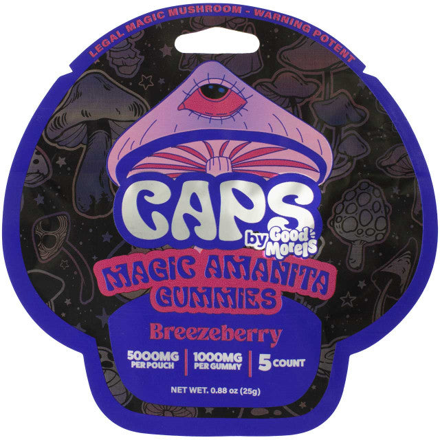 CAPS MAGIC AMANITA GUMMIES 5000MG 10CT/PACK - BREEZEBERRY