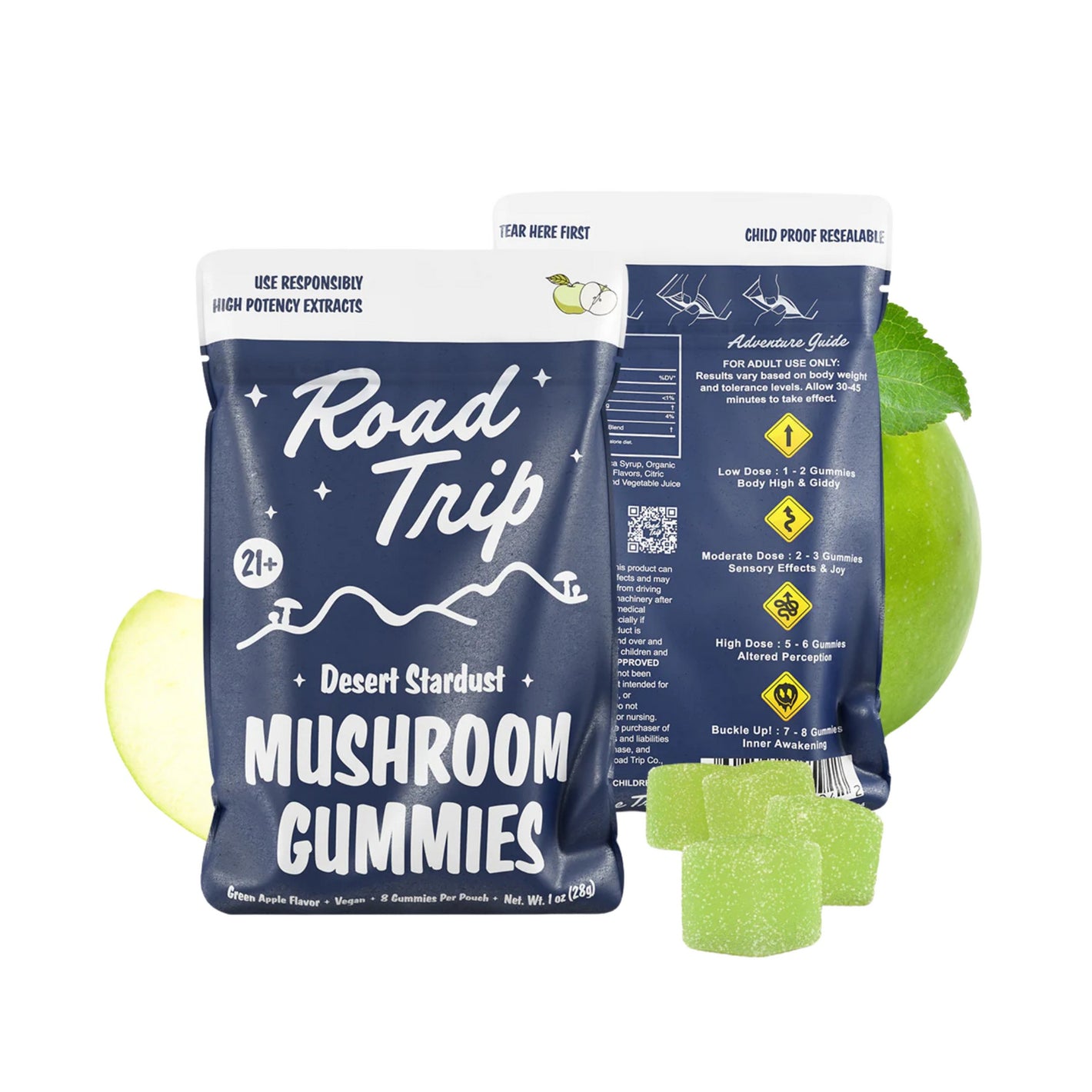 ROAD TRIP DESERT STARDUST MUSHROOM GUMMIES 8CT/POUCH