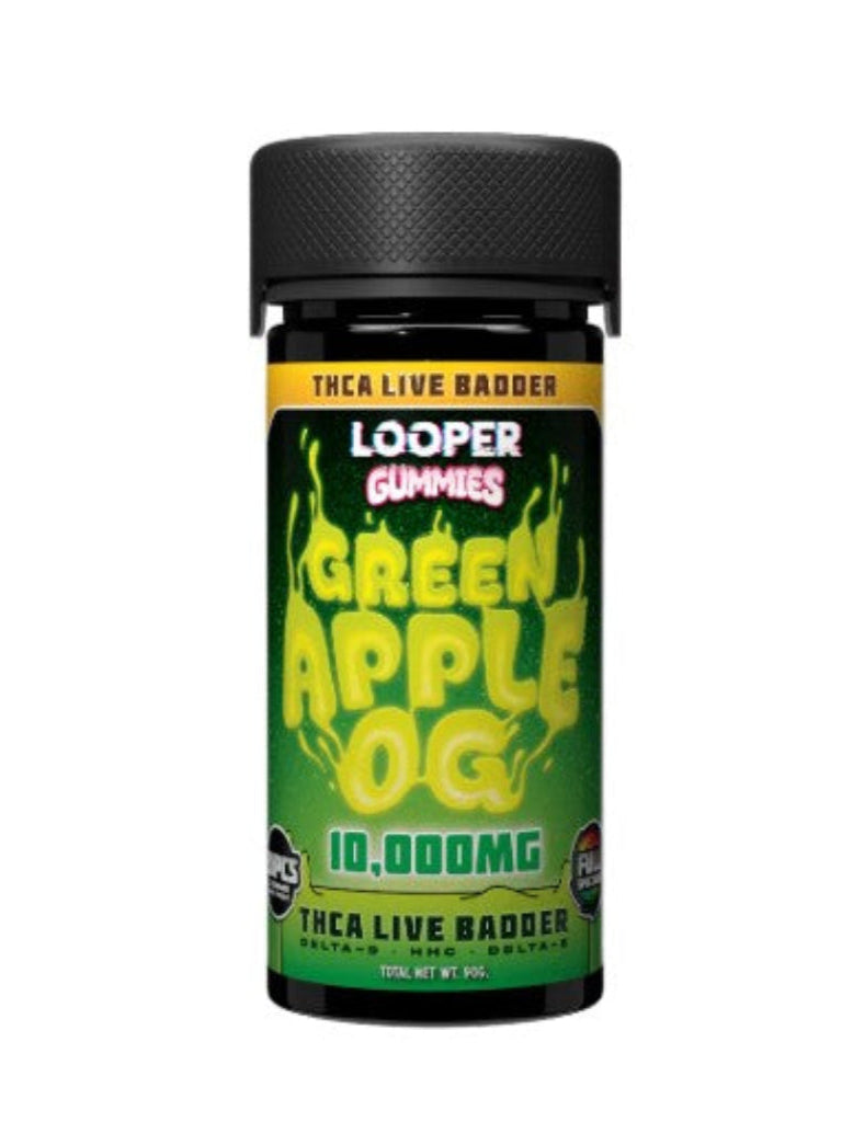LOOPER THCA LIVE BADDER D9/HHC/D8 10000MG GUMMIES 20CT/JAR