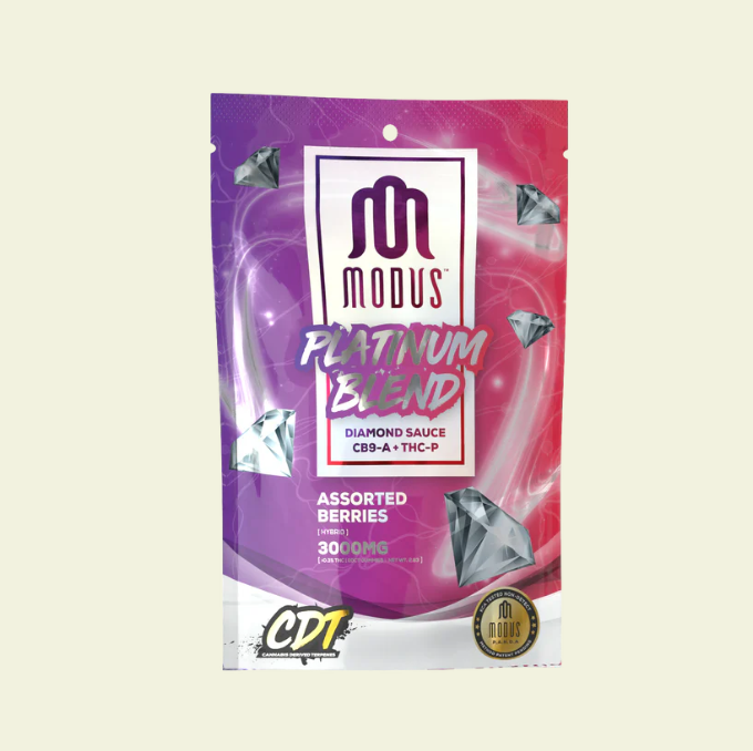 MODUS PLATNIUM BLEND THC-P 3000MG 20CT GUMMIES