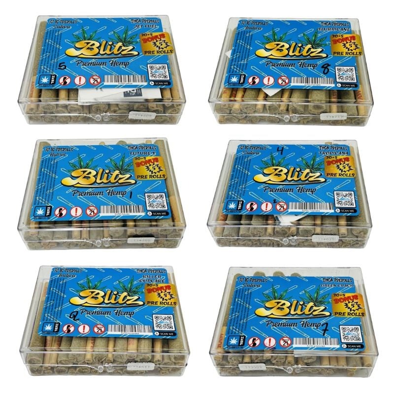 BLITZ THC-A PREROLL 35CT/BOX - HYBRID