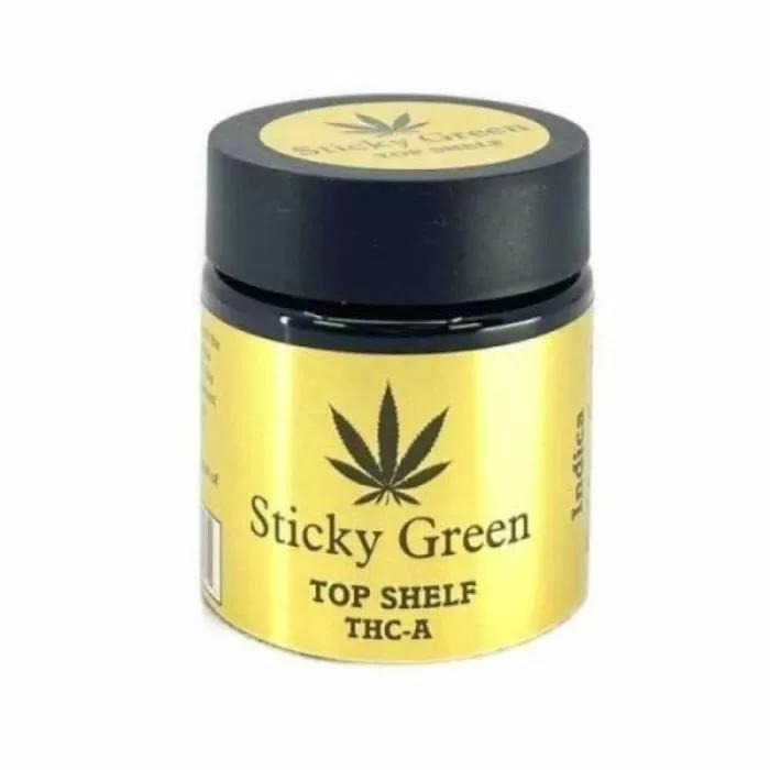 STICKY GREEN TOP SHELF THC-A 3.5GM FLOWER GOLD