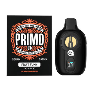 HALF BAK'D PRIMO THCP/CBD 2GM DISPOSABLE - FRUIT FUNK