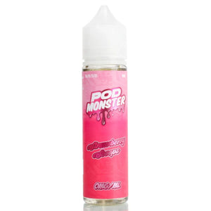 POD MONSTER 60ML SALT NICOTINE - WHITE PEACH RAZZ 50MG/ML
