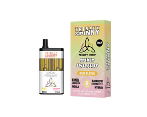 TRINITY SPINNY SWITCH THC-A HHC LIQUID DIAMOND 6GM -PURPLE DRAGON/GOLDEN PARADISE