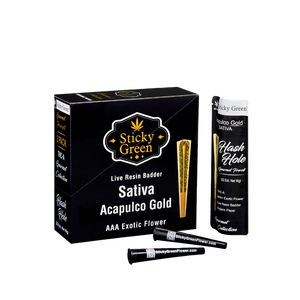 STICKY GREEN THC-A HASH HOLE GOURMET COLLECTION PRE-ROLL