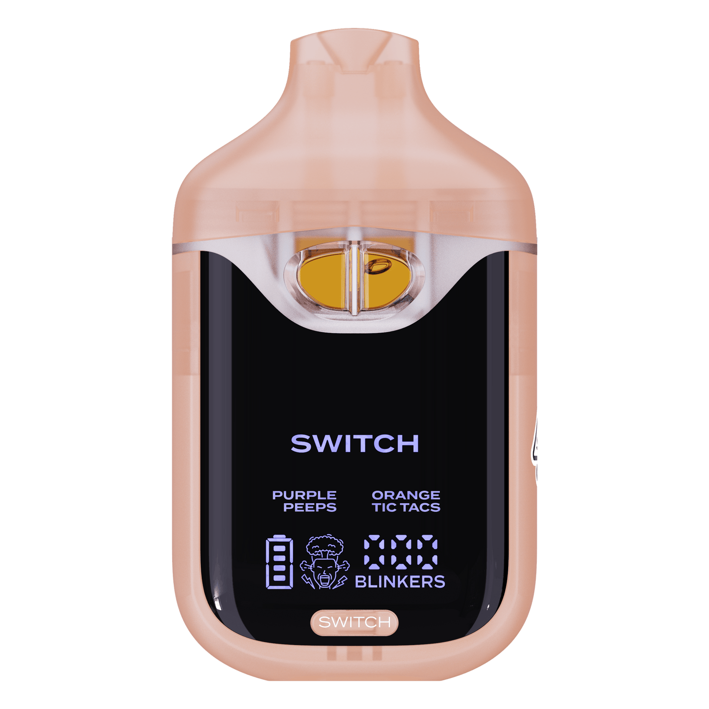 BOUTIQ SWITCH THCA LIQUID LIVE DIAMONDS 2GM DISPOSABLE - PURPLE PEEPS/ORANGE TIC TACS