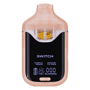 BOUTIQ SWITCH THCA LIQUID LIVE DIAMONDS 2GM DISPOSABLE - PURPLE PEEPS/ORANGE TIC TACS