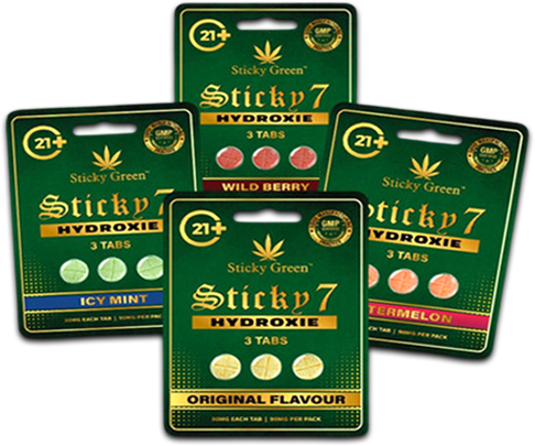 STICKY GREEN DELTA DISPOSABLE DAB PEN 0.5ML TOP SHELF - ASSORTED FLAVOURS