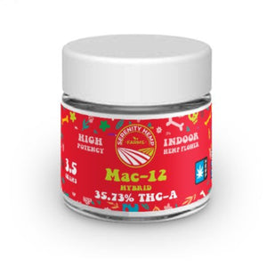 SERENITY HEMP FLOWER 2OZ HYBRID - MAC -12
