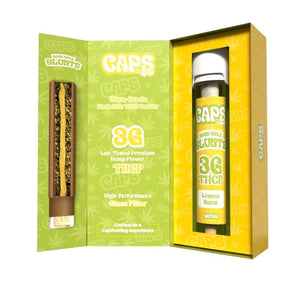 CAPS HASH HOLE BLUNTS 3G THC-P PRE-ROLL-LEMON BURST