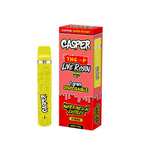 CASPER THC-P LIVE ROSIN MINI 1GM DISPOSABLE - WATERMELON ZKITTLES