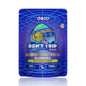 DOZO DON'T TRIP MUSHROOM + D9 7100MG GUMMIES 10CT/PACK - MULTIVERSE FLAVORS