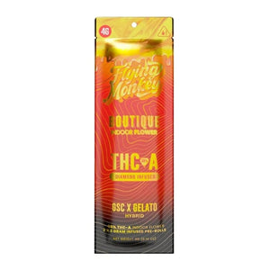 FLYING MONKEY BOUTIQUE THC-A 4GM 2PK PRE ROLL 10CT/BX HYBRID GSC X GELATO