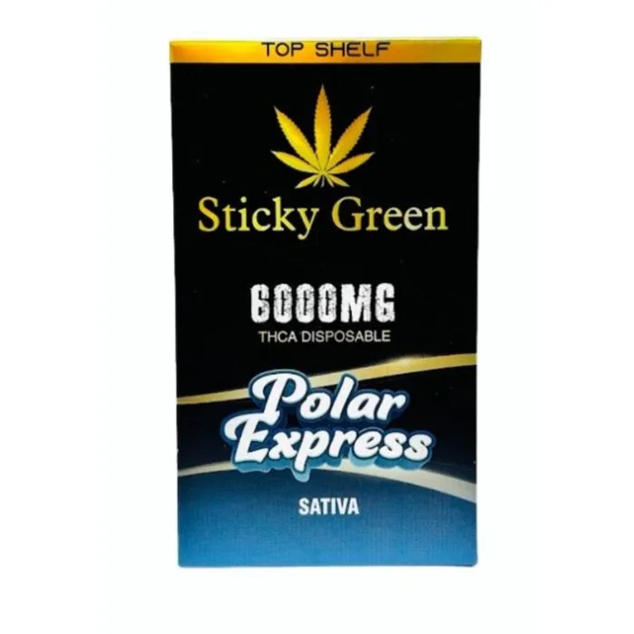 STICKY GREEN TOP SHELF 6GM DISPOSABLE -POLAR EXPRESS