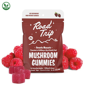 ROAD TRIP AMANITA MUSCARIA MUSHROOM GUMMIES 8CT/POUCH