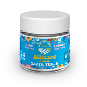 SERENITY HEMP FLOWER 2OZ HYBRID - BLIZZARD