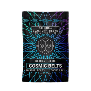 HI ON NATURE BLASTOFF BLEND THCA/P/D8 GUMMIES 10000MG 10CT/PACK