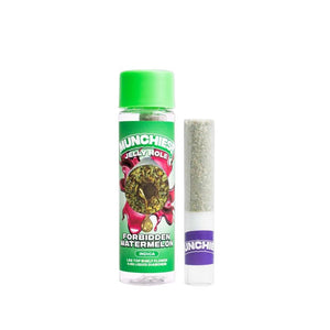 DELTA MUNCHIES 2GM THCA JELLY HOLES PREROLL /PC - FORBIDDEN WATERMELON