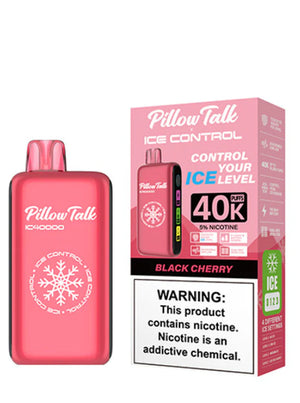 PILLOW TALK ICE CONTROL 40K PUFFS DISPOSABLE 5CT/BOX - BLACK CHERRY