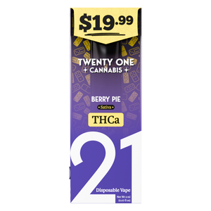 TWENTY ONE CANNABIS D8/THC-A/P 2ML DISPOSABLE-BERRY PIE
