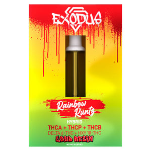 EXODUS ZOOTED ZERIES THCA+THCP+THCB LOUD RESIN 2GM 6CT/BX CART- RAINBOW RUNTZ
