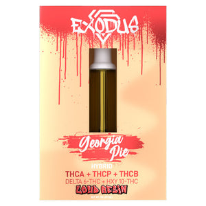 EXODUS ZOOTED ZERIES THCA+THCP+THCB LOUD RESIN 2GM 6CT/BX CART- GORGIA PIE