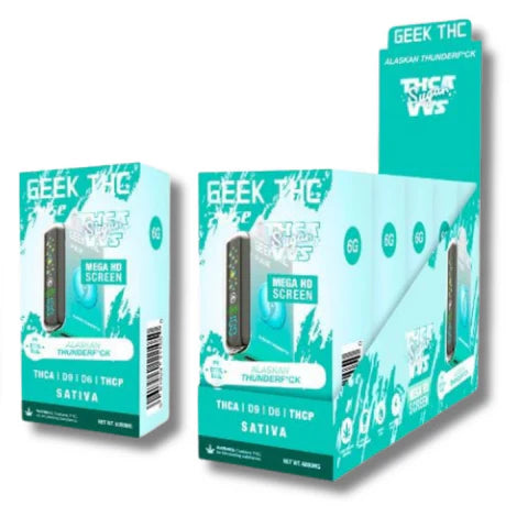 GEEK THC PULSE X CB9A/D8/THCP 7.5GM DISPOSABLE-ALASKAN THUNDER FCK