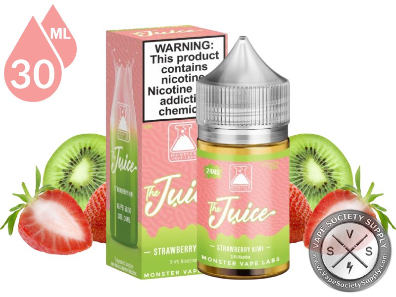 THE JUICE MONSTER NIC SALT E-LIQUID TFN 30ML STRAWBERRY KIWI