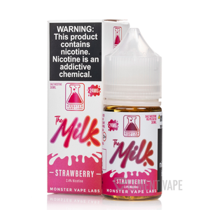 THE MILK MONSTER NIC SALT E-LIQUID TFN 30ML - STRAWBERRY