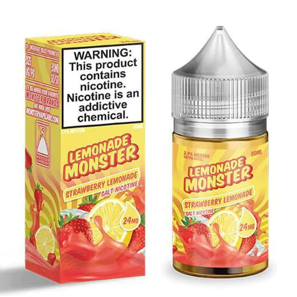 LEMONADE MONSTER NIC SALT E-LIQUID TFN 30ML - STRAWBERRY LEMONADE