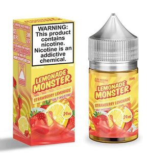 LEMONADE MONSTER NIC SALT E-LIQUID TFN 30ML - STRAWBERRY LEMONADE