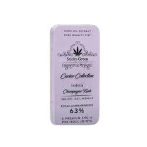 STICKY GREEN THC-A PREMIUM PRE-ROLLS 5CT