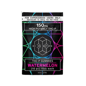 HI ON NATURE HIGH POTENCY THC-P 150MG GUMMIES 10CT/PK