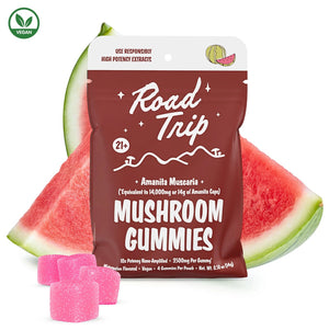 ROAD TRIP AMANITA MUSCARIA MUSHROOM GUMMIES 8CT/POUCH