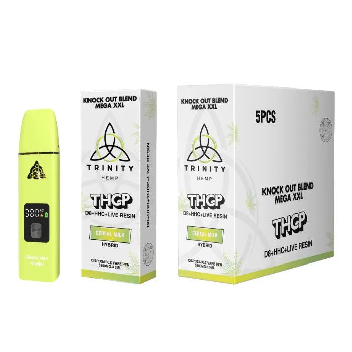 TRINITY KNOCK OUT XXL D8/HHC/THCP 3.5GM DISPOSABLE - CEREAL MILK