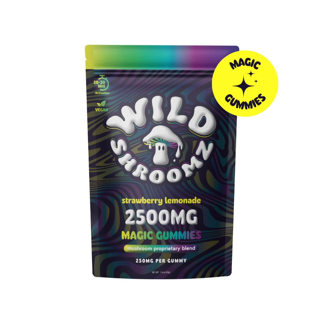 SHROOMZ THC LIVE RESIN+MAGIC MUSHROOM 8GM DISPOSABLE -STRAWBERRY LEMONADE