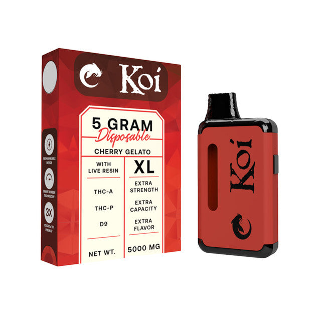 KOI THCA/P/D9 5GM DISPOSABLE - CHERRY GELATO