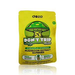 DOZO DON'T TRIP MUSHROOM GUMMIES 3500MG/PACK - PINEAPPLE STARSHIP