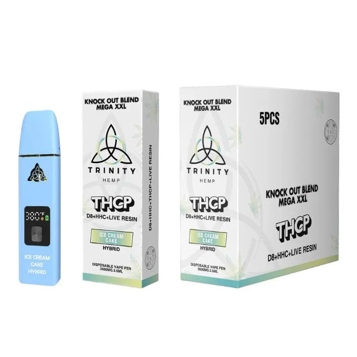 TRINITY KNOCK OUT XXL D8/HHC/THCP 3.5GM DISPOSABLE - ICE CREAM CAKE