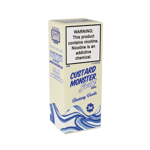 CUSTARD MONSTER SWIRL VAPE E-LIQUID 100ML - BLUEBERRY VANILLA