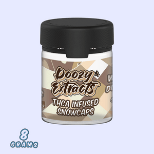 DOOZY EXTRACTS THCA SNOWCAPS FLOWER 8GM - WHITE DURBAN