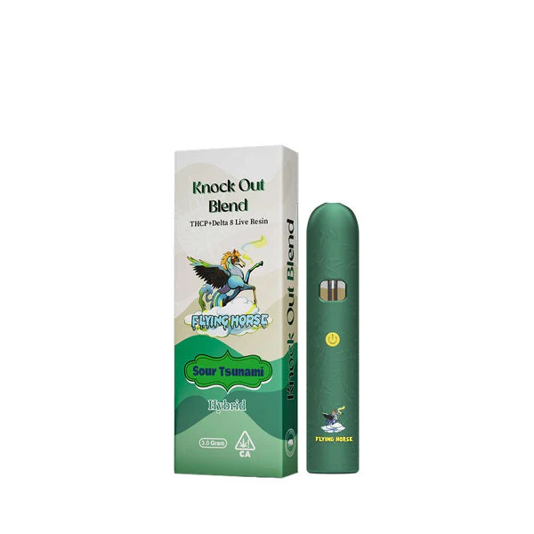 FLYING HORSE KNOCK OUT BLEND 3GM DISPOSABLE - SOUR TSUNAMI