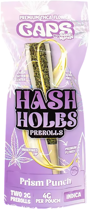 CAPS HASH HOLES PREROLLS 10CT/BOX - PRISM PUNCH
