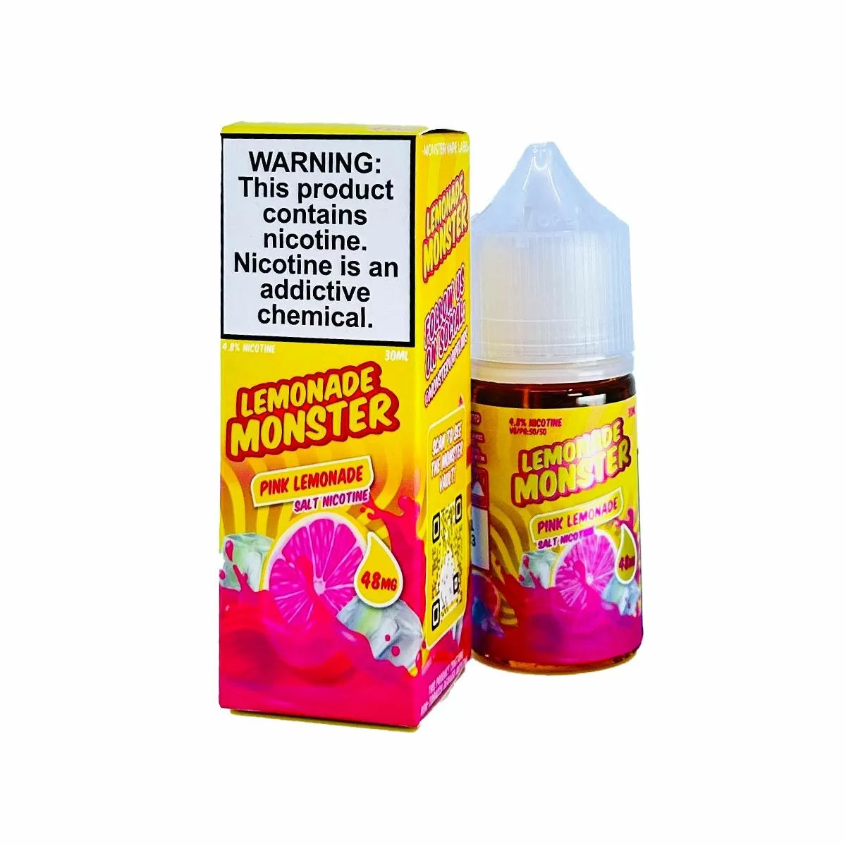 LEMONADE MONSTER NIC SALT E-LIQUID TFN 30ML - PINK LEMONADE
