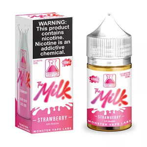 THE MILK MONSTER NIC SALT E-LIQUID TFN 30ML - STRAWBERRY