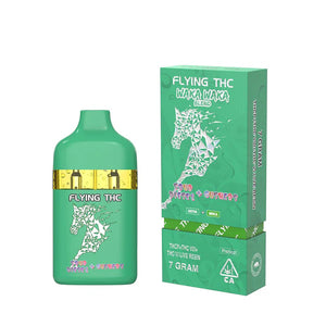 FLYING HORSE WAKA WAKA THCP+THC+VIII+THC VI LIVE RESIN 7GM DISPOSABLE - SOUR DIESEL+GUSHERS